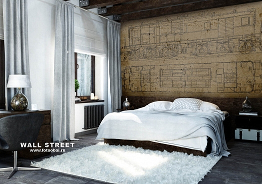 Фотообои в интерьере артикул Induction 18, INDUCTION, Wall street Фотообои в интерьере артикул Induction 18, INDUCTION, Wall street