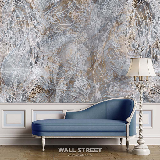 Фотообои в интерьере артикул Waves 9, WAVES, Wall street