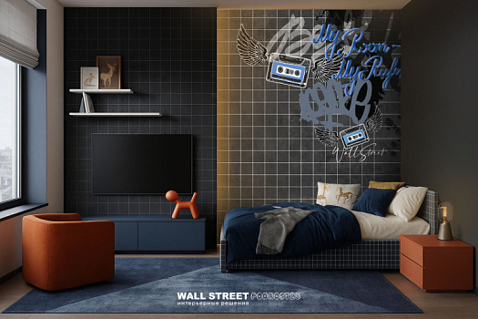 Фотообои в интерьере артикул Podrost-25: 19, PODROST 25, Wall street Фотообои в интерьере артикул Podrost-25: 19, PODROST 25, Wall street