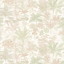 Бежево-зеленые обои Kerama Marazzi REFLECTION KM6203